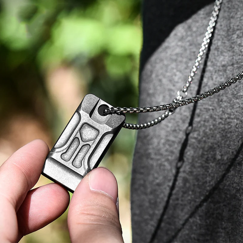 High Decibel Titanium Whistle Double Barrel - Image 6