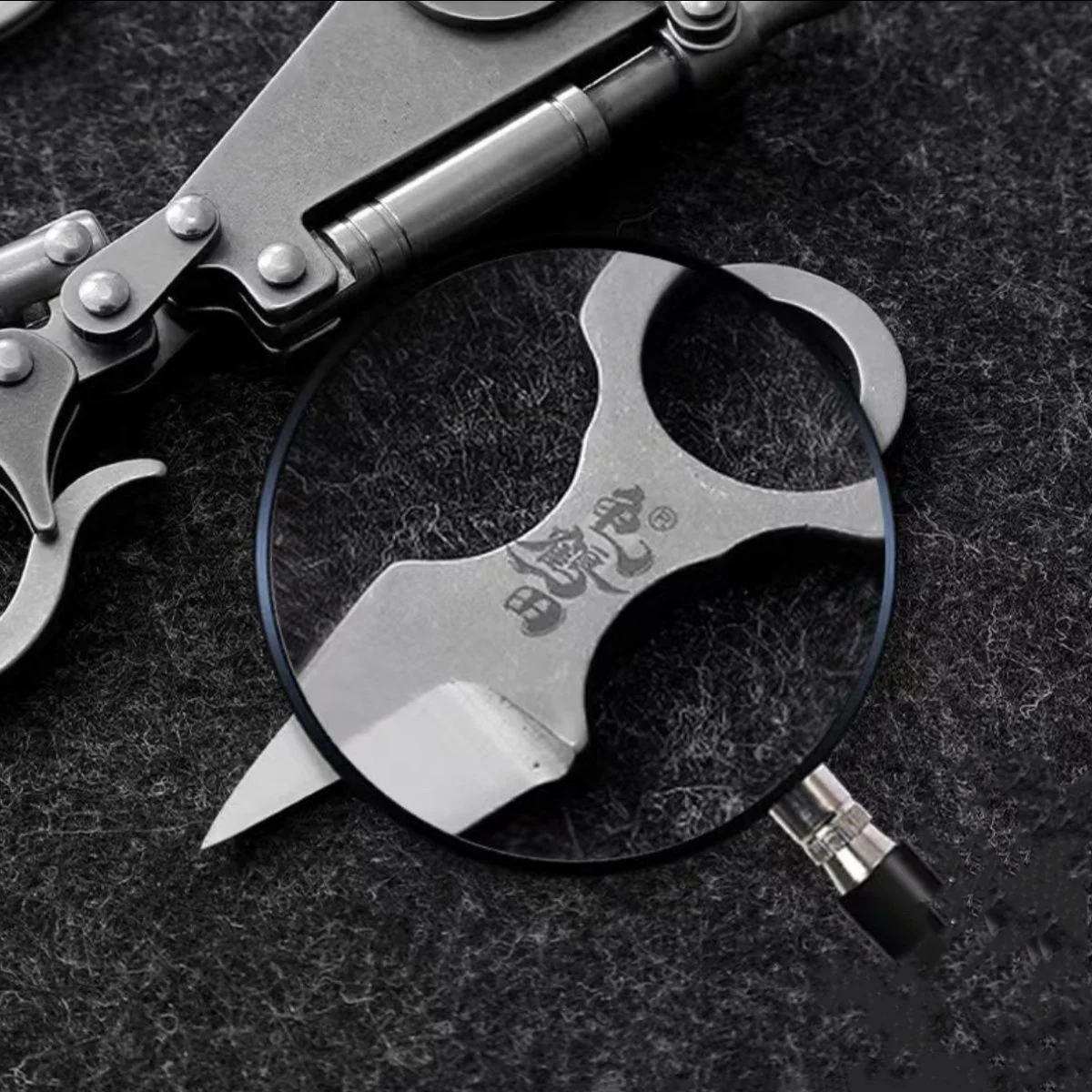 High Rebound Fun Pocket Knife Keychain Self-defense EDC Tool - Image 8
