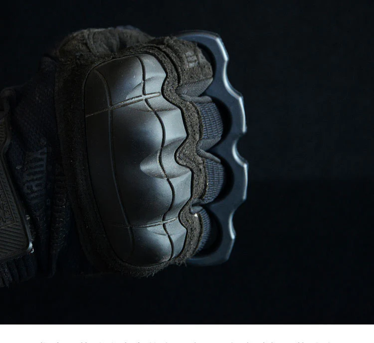 High-strength Polymer Knuckle Duster Fighting Defense Knuckle Outdoor Window Breaking Defense EDC Tool - Image 2