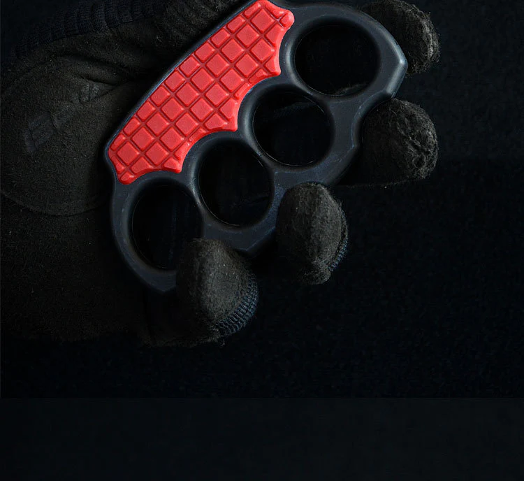 High-strength Polymer Knuckle Duster Fighting Defense Knuckle Outdoor Window Breaking Defense EDC Tool - Image 4