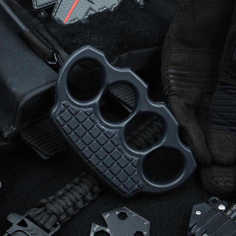 High-strength Polymer Knuckle Duster Fighting Defense Knuckle Outdoor Window Breaking Defense EDC Tool - Image 7