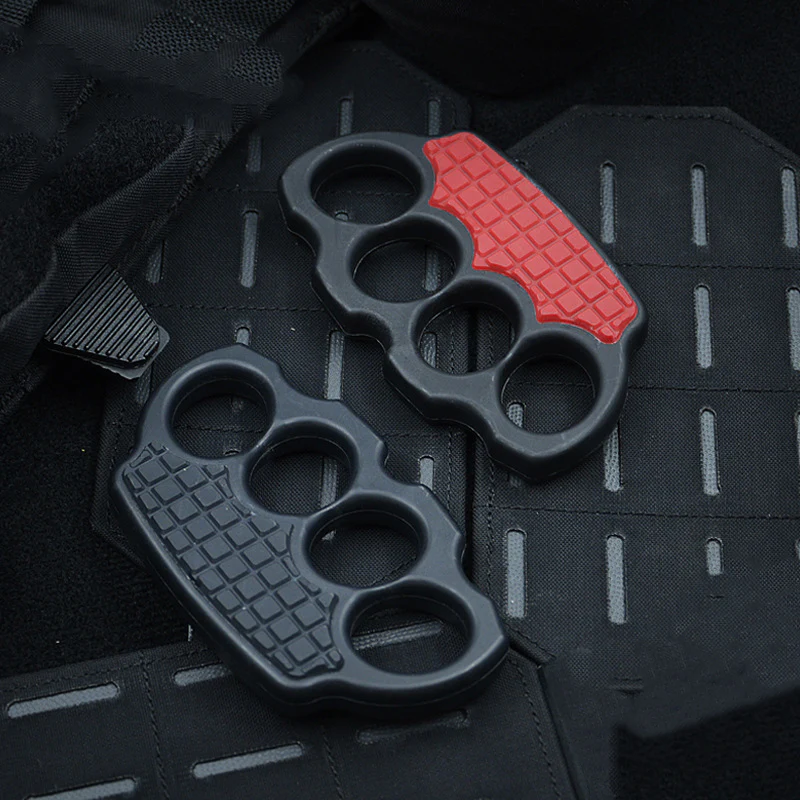 High-strength Polymer Knuckle Duster Fighting Defense Knuckle Outdoor Window Breaking Defense EDC Tool - Image 8
