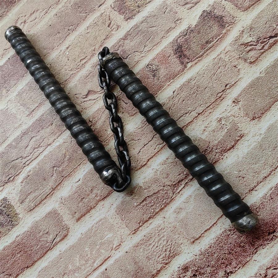 Hollow High Speed Steel Threaded Non-slip Defense Stick - Image 7