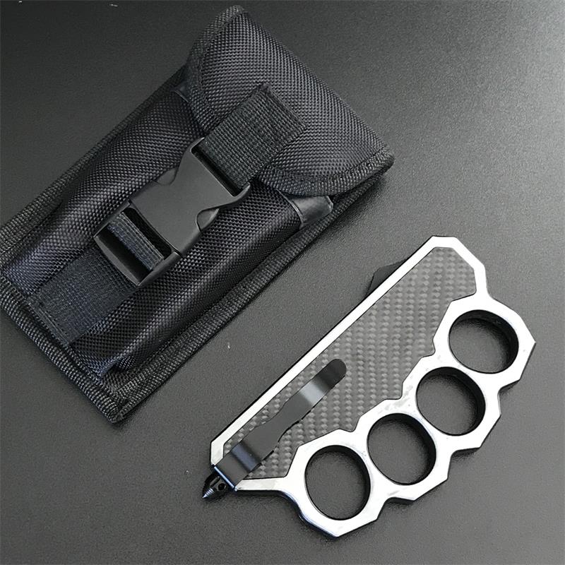 Knuckle Multifunction Knife Window Breaker Outdoor Defense Edc Tool - Image 3