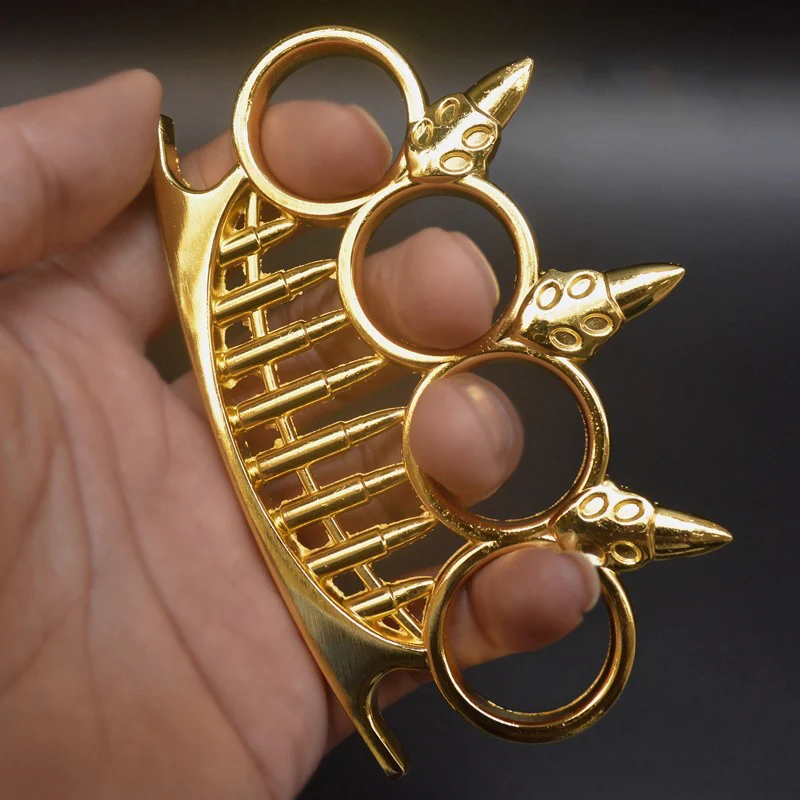 Knuckle Duster Broken Window Life-saving Boxing Tool Four-finger Fist Buckle Ring Fist Ring Fighting Protective Gear - Image 3