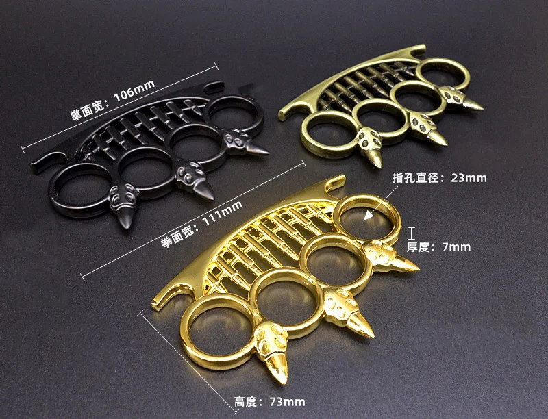 Knuckle Duster Broken Window Life-saving Boxing Tool Four-finger Fist Buckle Ring Fist Ring Fighting Protective Gear - Image 4