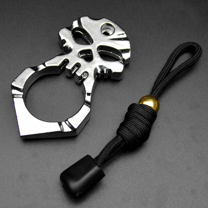 Knuckle Duster Buckle Hand Buckle Outdoor Broken Window Survival Single Finger Defense Combat Fist Buckle Key Buckle - Image 4