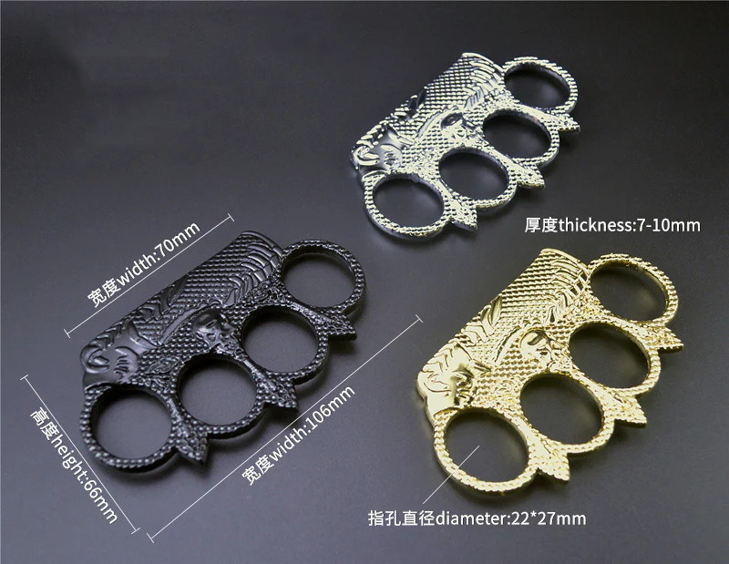 Knuckle Duster Sea King Hand Buckle Fist Buckle Protection Boxing Four Fingers Broken Window Combat Protective Gear EDC Tool - Image 4