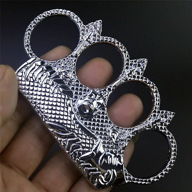 Knuckle Duster Sea King Hand Buckle Fist Buckle Protection Boxing Four Fingers Broken Window Combat Protective Gear EDC Tool - Image 6