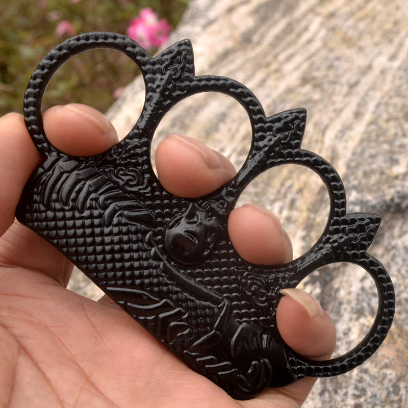 Knuckle Duster Sea King Hand Buckle Fist Buckle Protection Boxing Four Fingers Broken Window Combat Protective Gear EDC Tool - Image 7