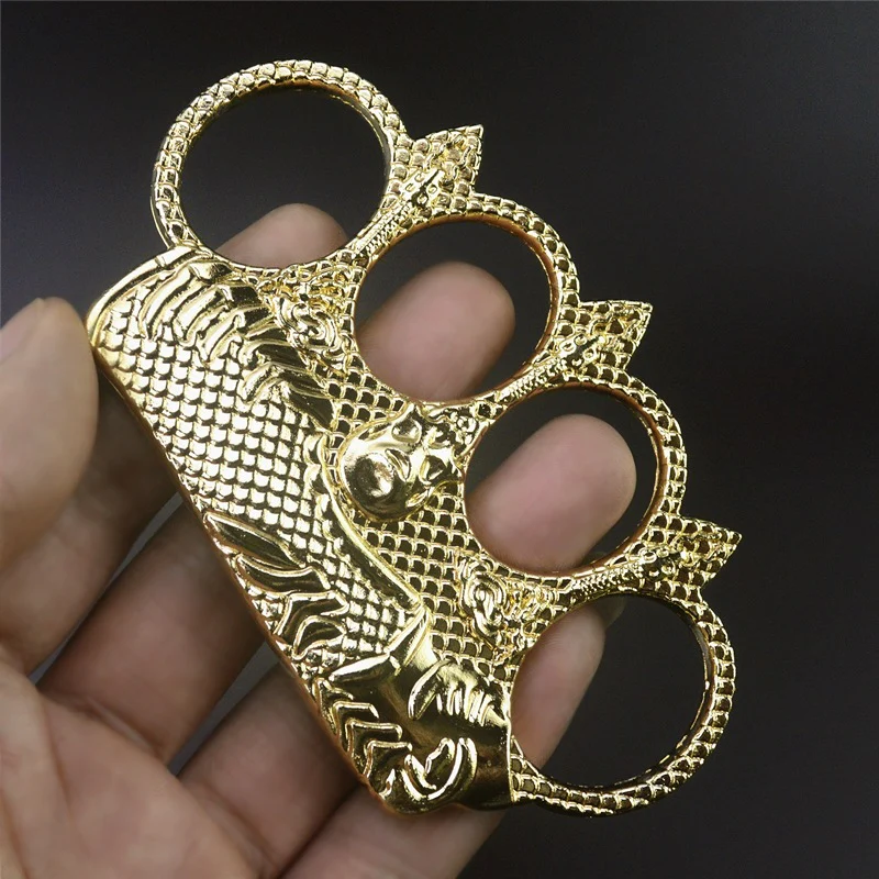 Knuckle Duster Sea King Hand Buckle Fist Buckle Protection Boxing Four Fingers Broken Window Combat Protective Gear EDC Tool - Image 9