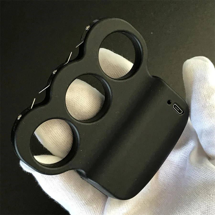 Stun GUN Knuckle Electric Rod Three Finger Electric Shock Device Self-defense - Image 10