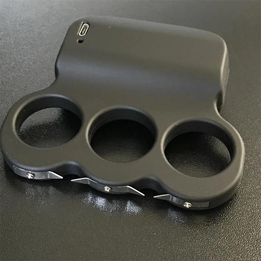 Stun GUN Knuckle Electric Rod Three Finger Electric Shock Device Self-defense - Image 5