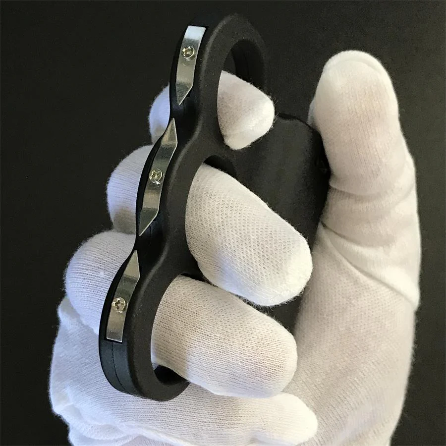 Stun GUN Knuckle Electric Rod Three Finger Electric Shock Device Self-defense - Image 9