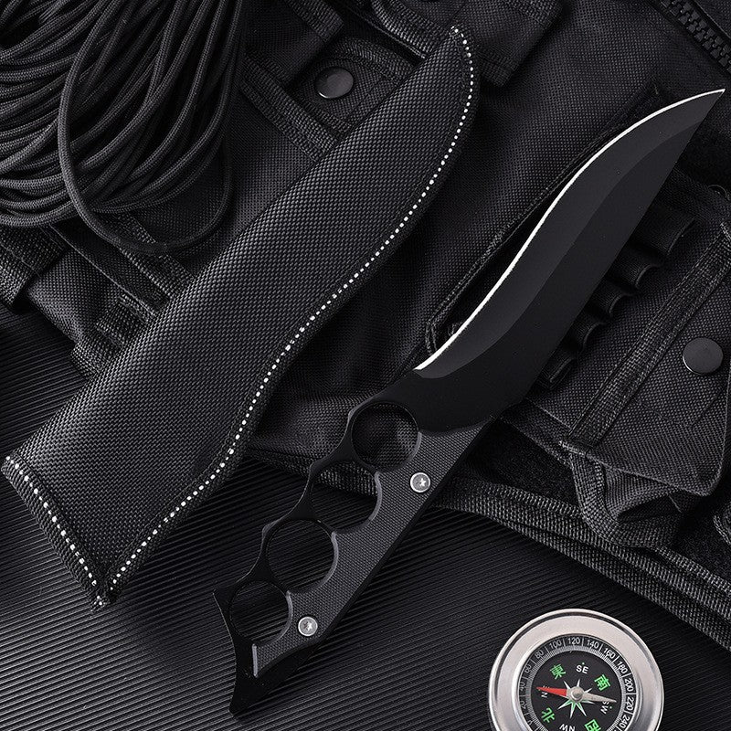 Knuckle Fixed blade Knife Outdoor Camping Survival Tactical Knives - Image 5