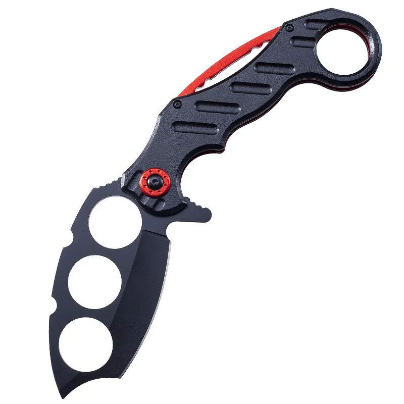 Knuckle Folding Knife Outdoor Camping Tactics Multi-functional Self-defense Boxing Sleeve Knives - Image 6