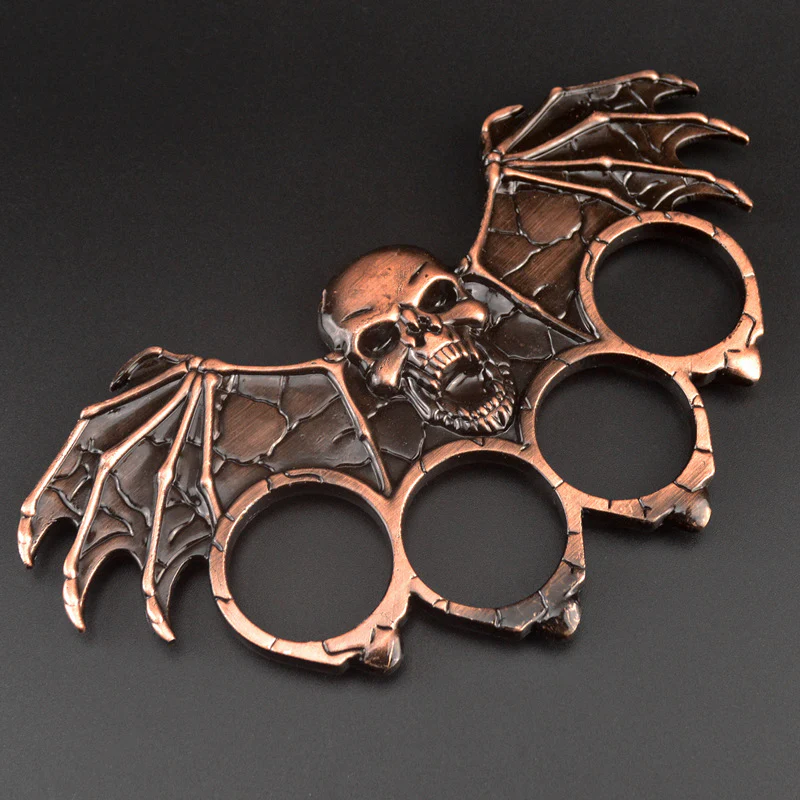 Large Bat Knuckle Duster Four Fingers Tiger Fist Ring Hand Buckle Outdoor Defense Gloves Combat Broken Windows EDC Tools - Image 10