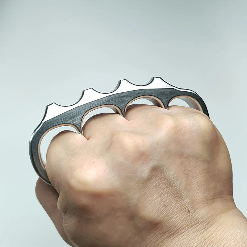 Large Solid 304 Steel Pea Knuckle Dusters - Image 2