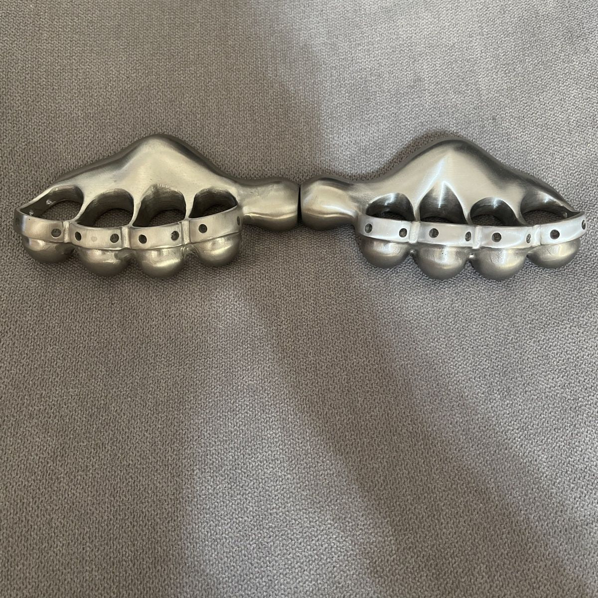 Left and Right Hand Stainless Steel Knuckle Duster Boxing Self Defense Four Finger Buckle Window Breaker Outdoor  EDC Tool - Image 5