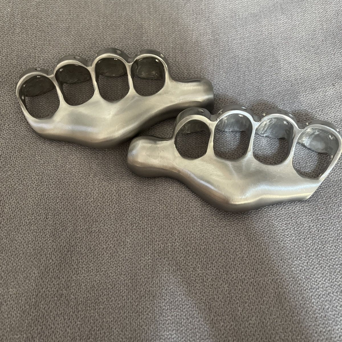 Left and Right Hand Stainless Steel Knuckle Duster Boxing Self Defense Four Finger Buckle Window Breaker Outdoor  EDC Tool - Image 6