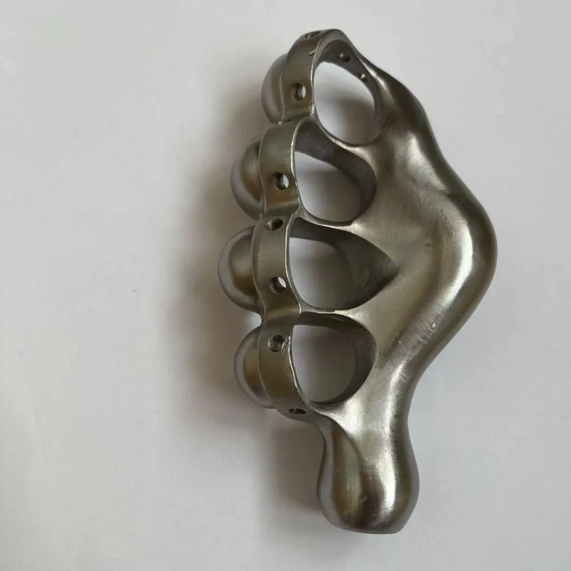 Left and Right Hand Stainless Steel Knuckle Duster Boxing Self Defense Four Finger Buckle Window Breaker Outdoor  EDC Tool - Image 8