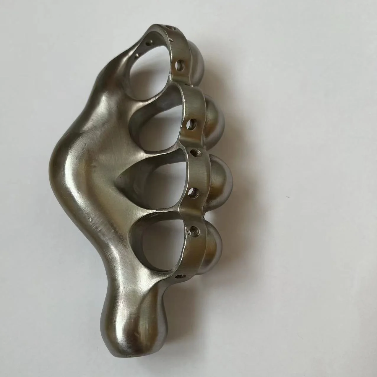 Left and Right Hand Stainless Steel Knuckle Duster Boxing Self Defense Four Finger Buckle Window Breaker Outdoor  EDC Tool - Image 9