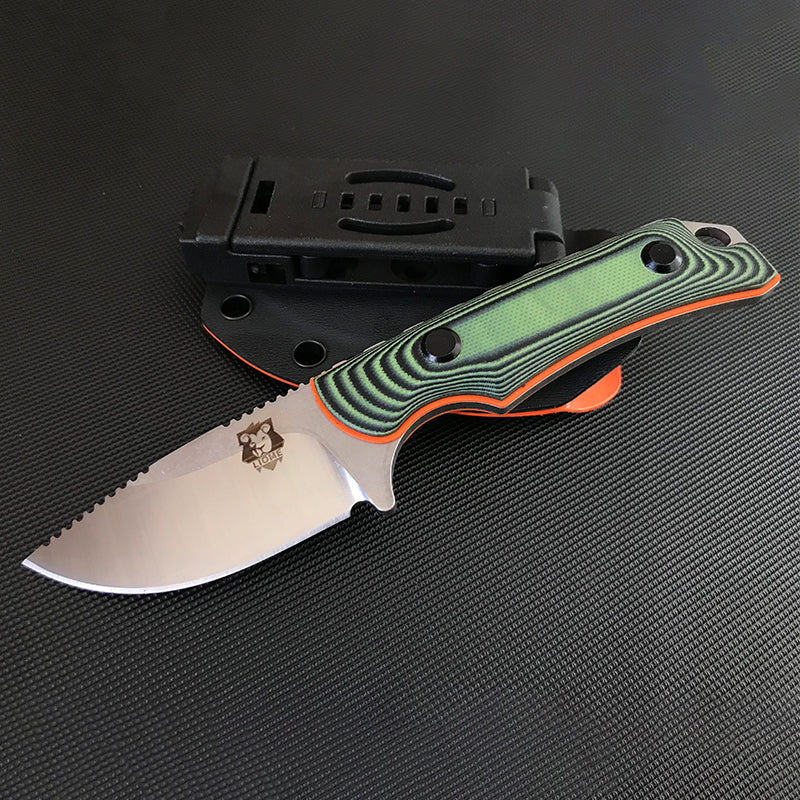 Liome 15017 Tactical Fixed Knife G10 Handle Outdoor Wilderness Fishing Hunting Straight Knives EDC Security Defense Tool - Image 2