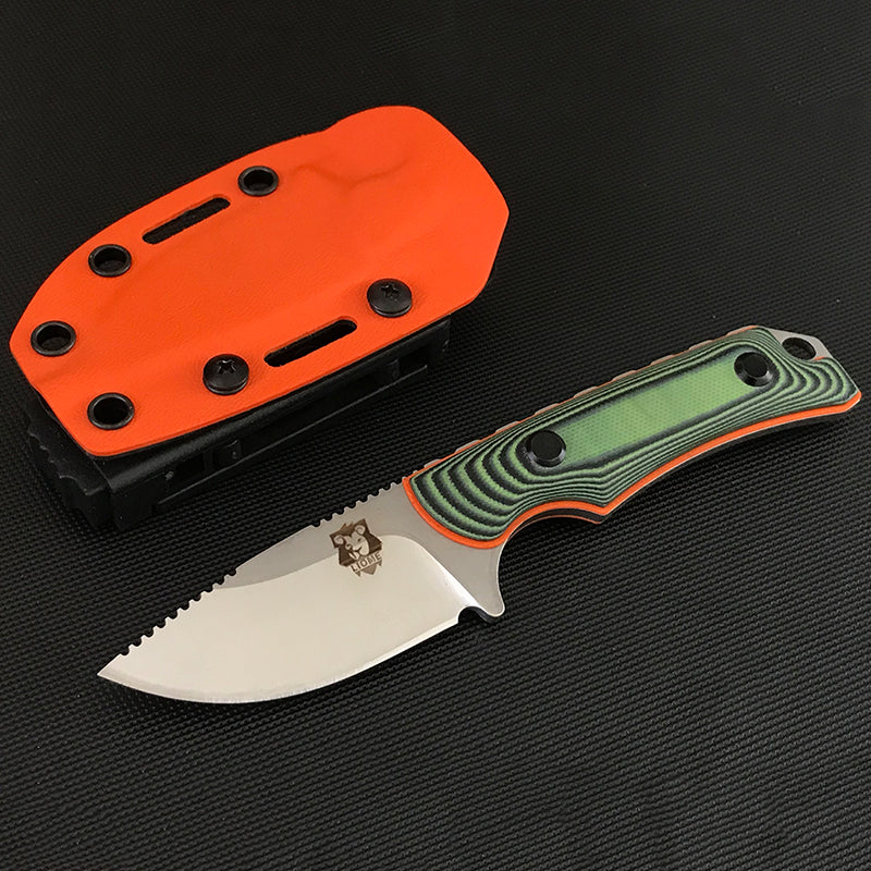 Liome 15017 Tactical Fixed Knife G10 Handle Outdoor Wilderness Fishing Hunting Straight Knives EDC Security Defense Tool - Image 4