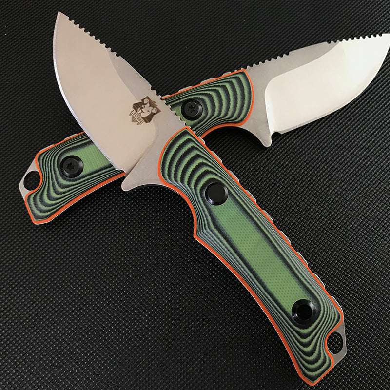 Liome 15017 Tactical Fixed Knife G10 Handle Outdoor Wilderness Fishing Hunting Straight Knives EDC Security Defense Tool - Image 5