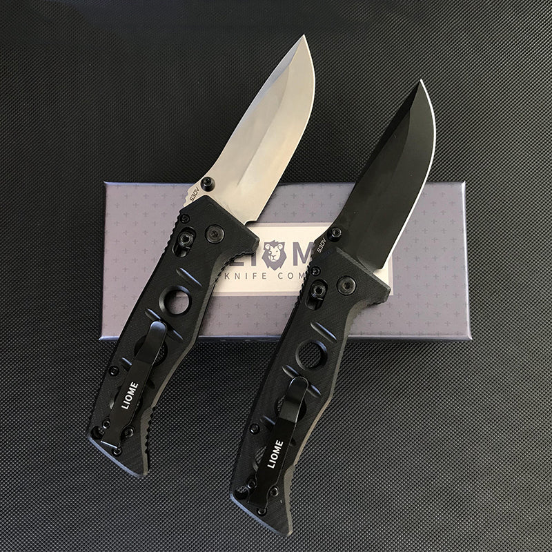 Liome 273 AXIS Tactical Folding Knife G10 Handle Stone Washing Blade Outdoor Camping Survival Pocket Knives EDC Tool - Image 3
