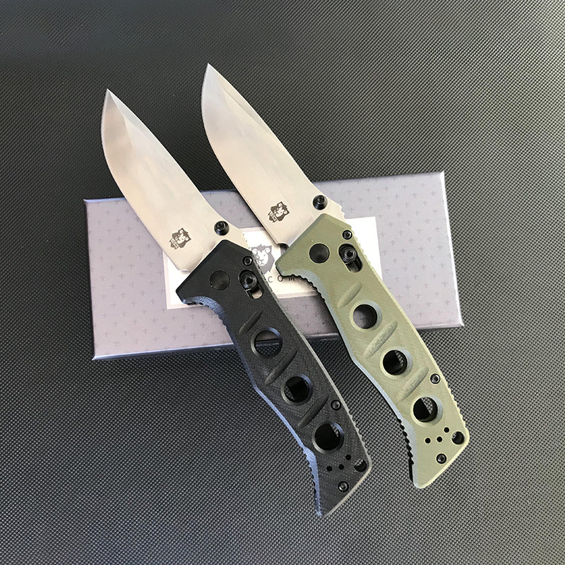 Liome 273 AXIS Tactical Folding Knife G10 Handle Stone Washing Blade Outdoor Camping Survival Pocket Knives EDC Tool - Image 4