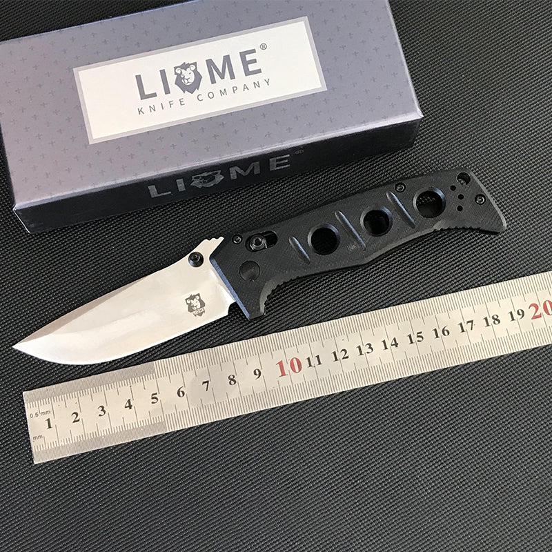 Liome 273 AXIS Tactical Folding Knife G10 Handle Stone Washing Blade Outdoor Camping Survival Pocket Knives EDC Tool - Image 6