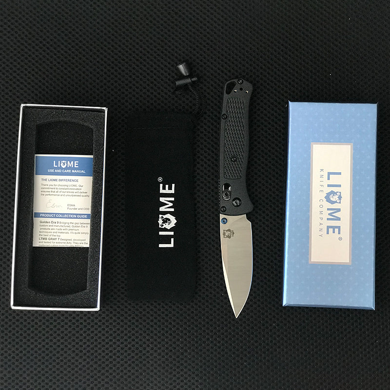 Liome 535 Bugout AXIS Tactical Folding Knife Fiber Handle Outdoor Camping Safety and lifesaving Pocket Knives Portable EDC Tool - Image 7