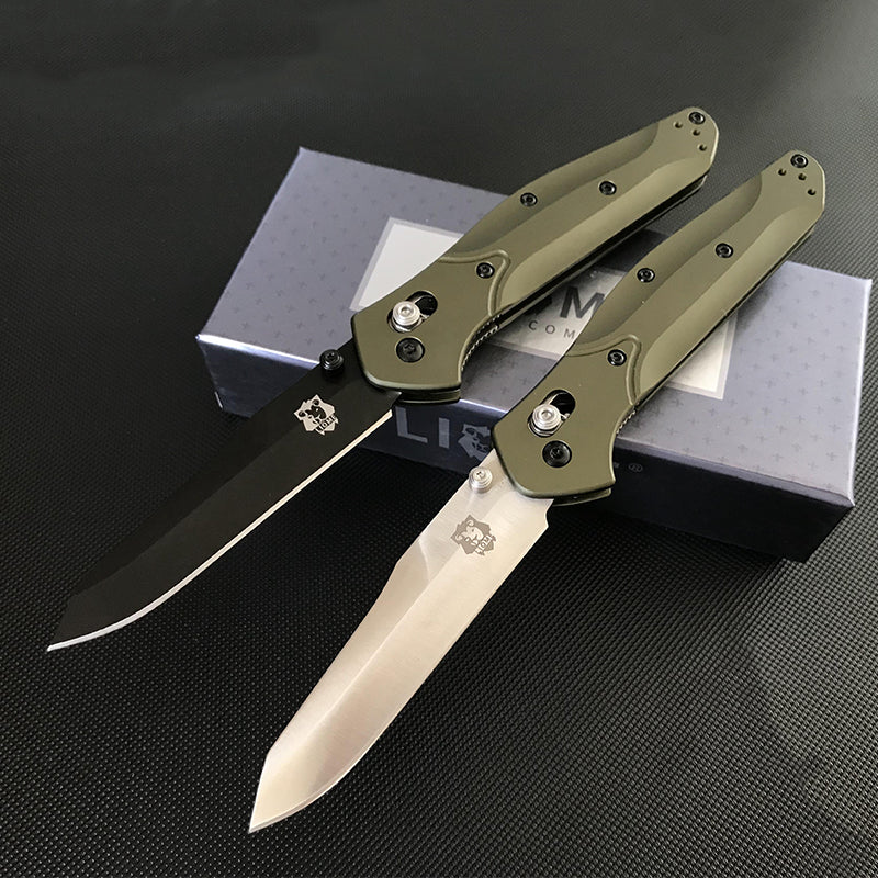 Liome 940 Axis Folding Knife Aluminum Handle Outdoor Fishing Hunting Saber Safety Defense Pocket Knives EDC Tool