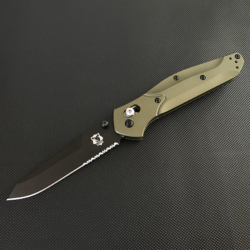 Liome 940 Axis Folding Knife Aluminum Handle Outdoor Fishing Hunting Saber Safety Defense Pocket Knives EDC Tool - Image 14