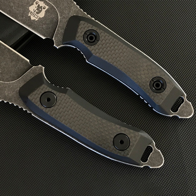 Liome Outdoor Straight Knife High Quality G10+ Carbon Fiber Handle Wilderness Survival Safety Tactical Military Knives - Image 5