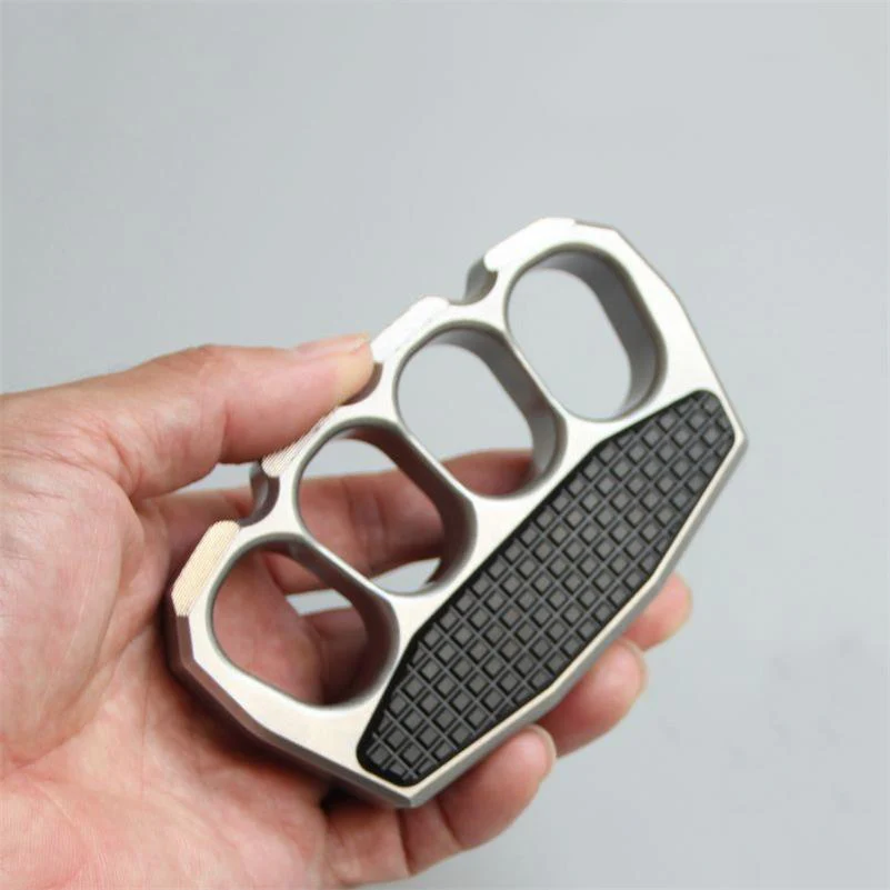 Magnetic Clip Steel Knuckle Duster Self-Defense EDC Tool - Image 2