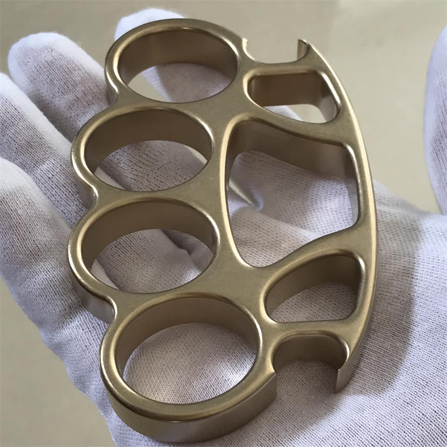 Mate X2 Savage -Stonewashed Brass Knuckle Dusters Bottle Opener EDC Tools - Image 10