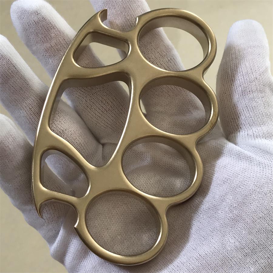 Mate X2 Savage -Stonewashed Brass Knuckle Dusters Bottle Opener EDC Tools - Image 11