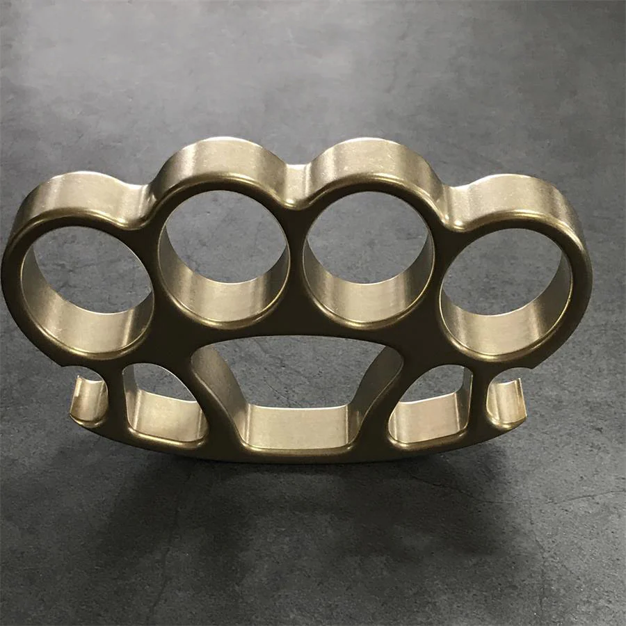 Mate X2 Savage -Stonewashed Brass Knuckle Dusters Bottle Opener EDC Tools - Image 3