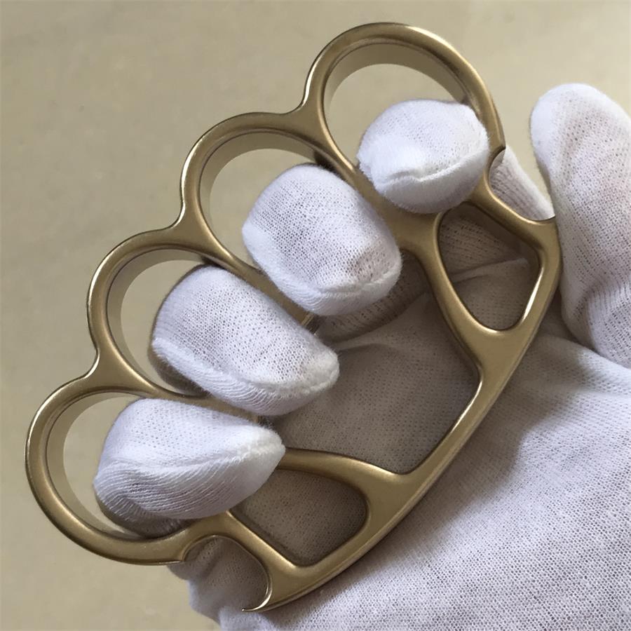 Mate X2 Savage -Stonewashed Brass Knuckle Dusters Bottle Opener EDC Tools - Image 4