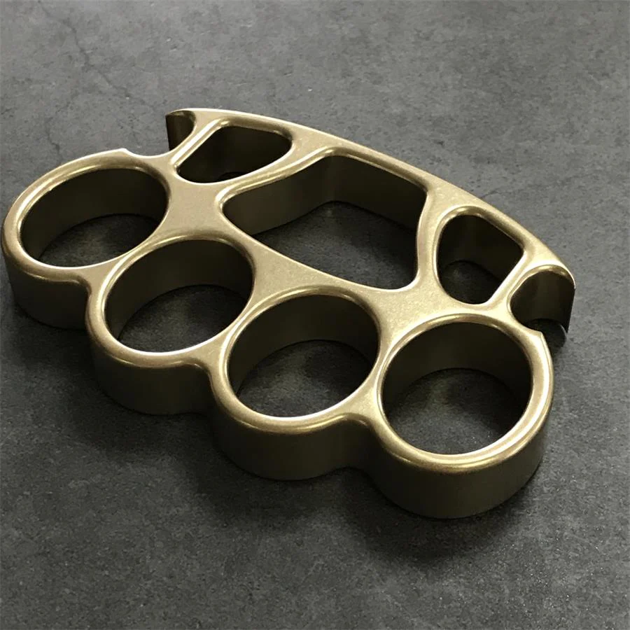 Mate X2 Savage -Stonewashed Brass Knuckle Dusters Bottle Opener EDC Tools - Image 6