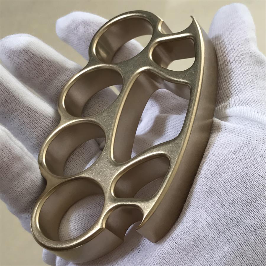 Mate X2 Savage -Stonewashed Brass Knuckle Dusters Bottle Opener EDC Tools - Image 8
