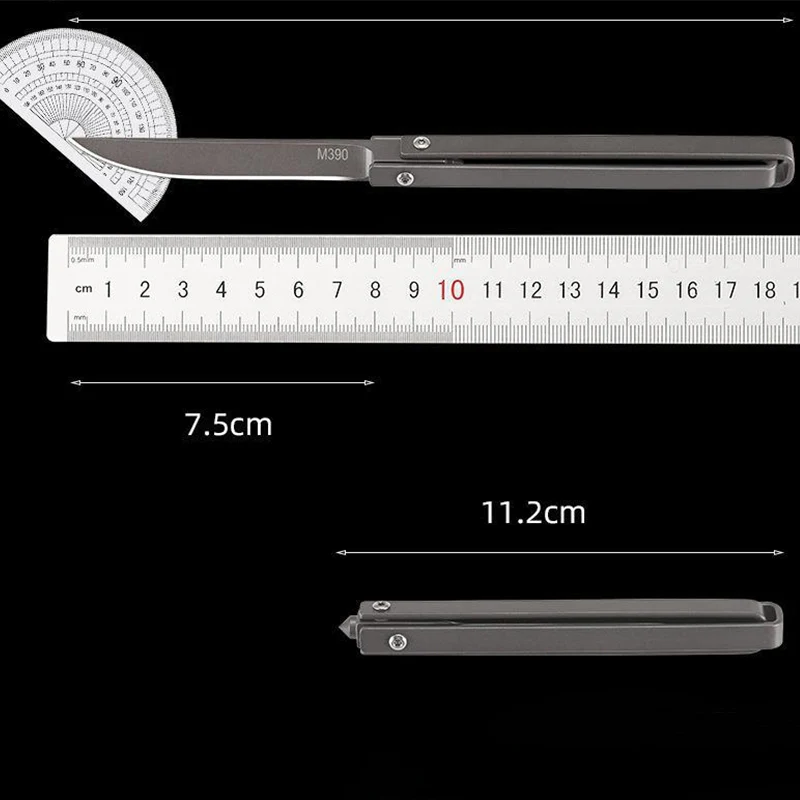 Mechanical Handle Folding Knife Outdoor Camping Broken WindowTactical Safety Defense Pocket Knives - Image 7