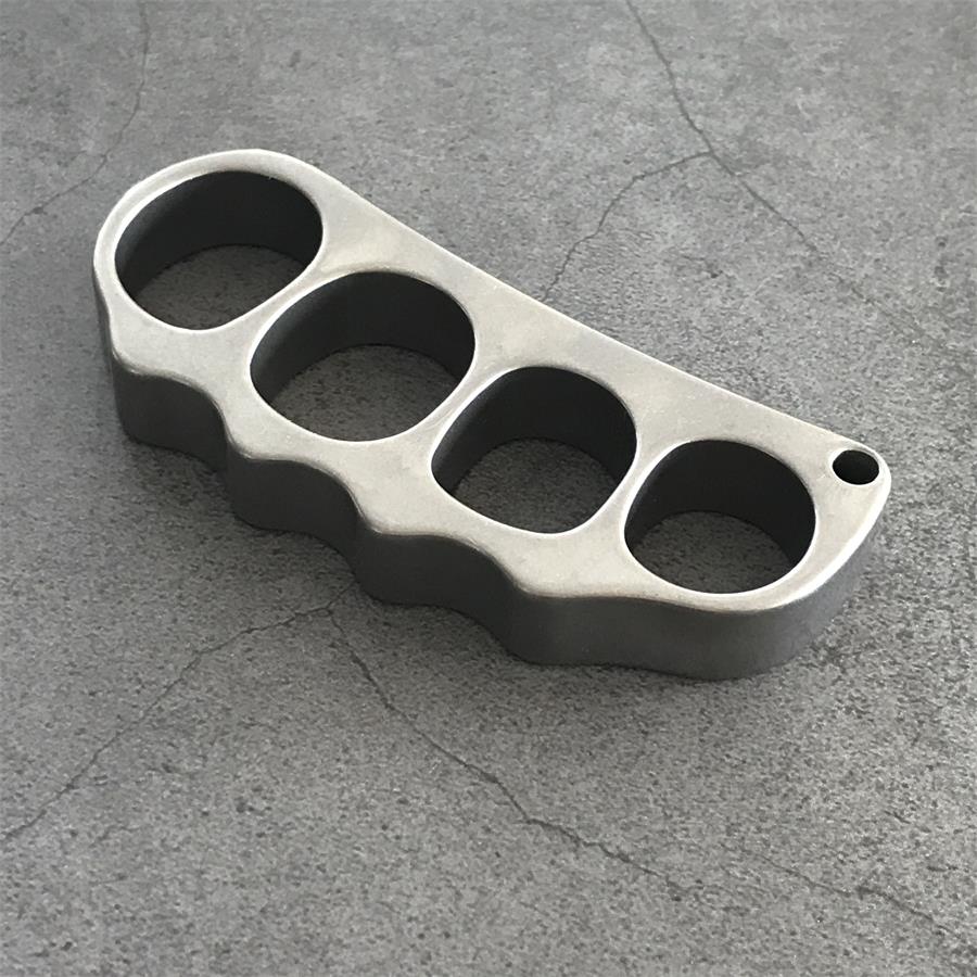 Medium Solid Titanium Pea Knuckle Duster - Image 4