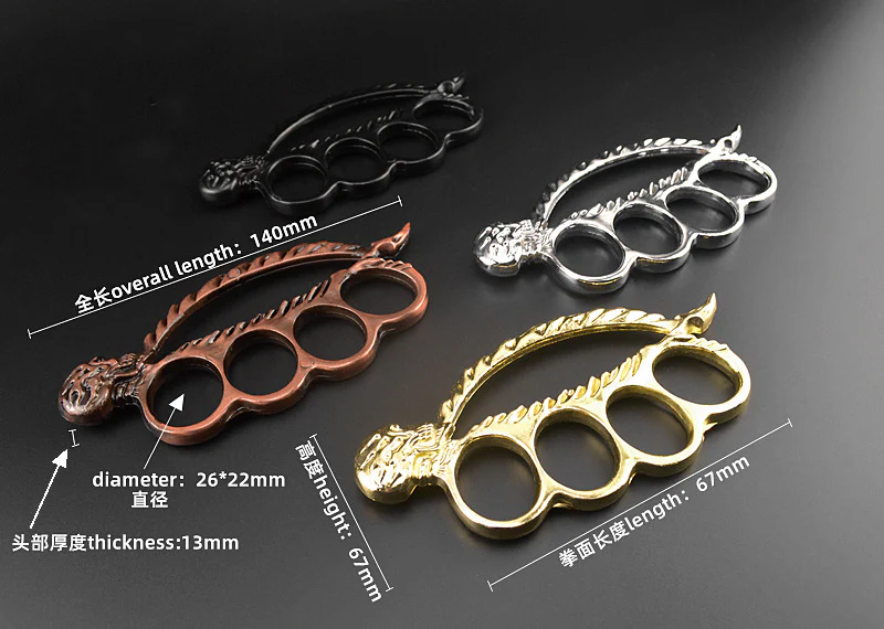 Mermaid knuckle duster Martial Arts Hand Buckle Broken Window Lifesaving Equipment Combat Boxing Protective Gear - Image 2
