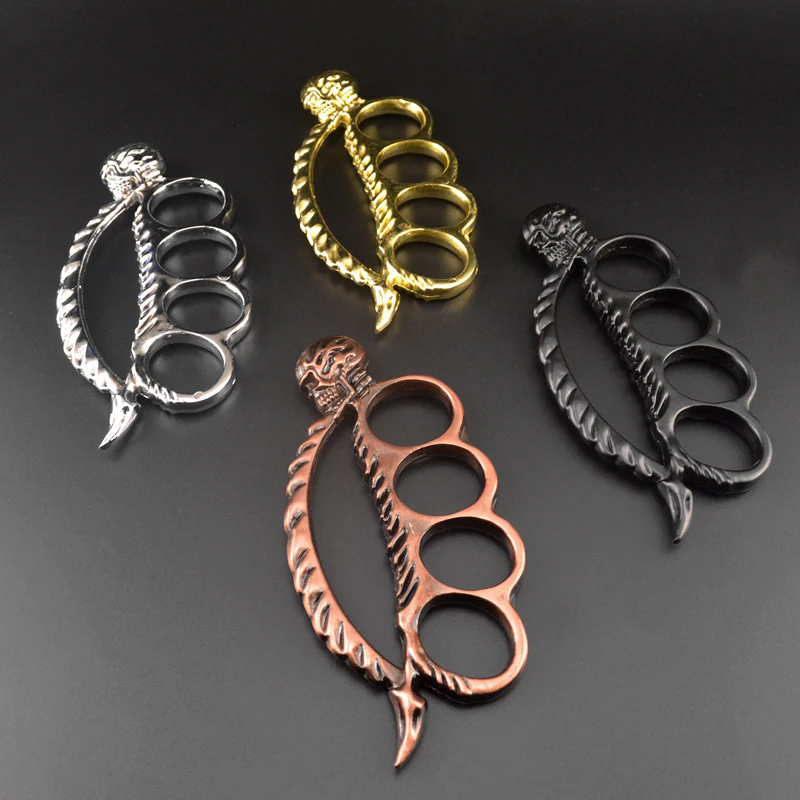 Mermaid knuckle duster Martial Arts Hand Buckle Broken Window Lifesaving Equipment Combat Boxing Protective Gear - Image 5