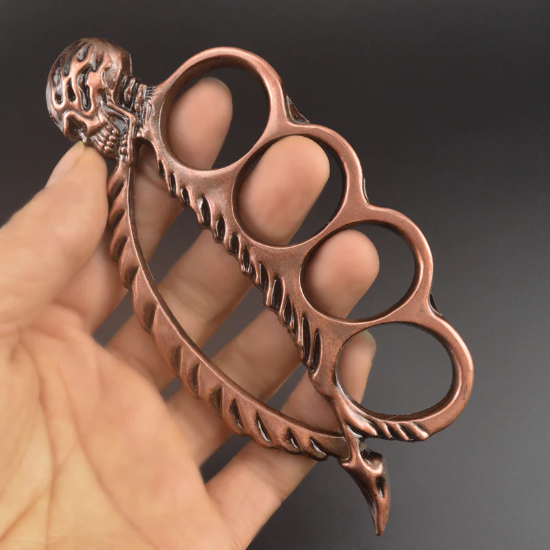 Mermaid knuckle duster Martial Arts Hand Buckle Broken Window Lifesaving Equipment Combat Boxing Protective Gear - Image 7