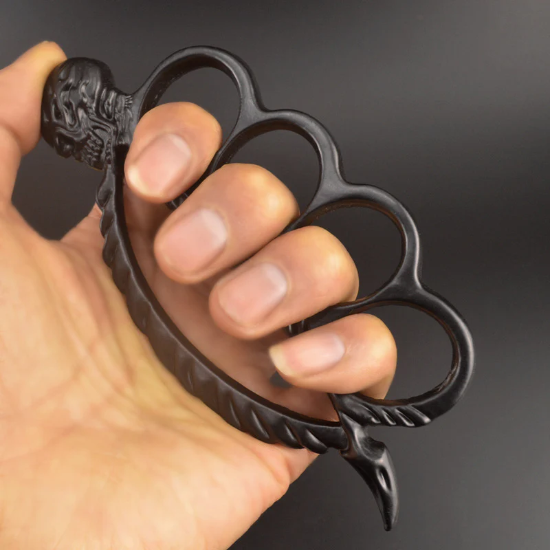 Mermaid knuckle duster Martial Arts Hand Buckle Broken Window Lifesaving Equipment Combat Boxing Protective Gear - Image 9