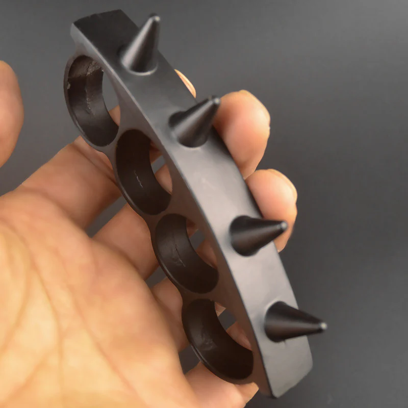 Metal Defense Knuckle Duster Finger Clasp Ring Men and Women Outdoor Self-defense Fingers Tiger Carry-on Window Breaker Pocket EDC Tools - Image 2